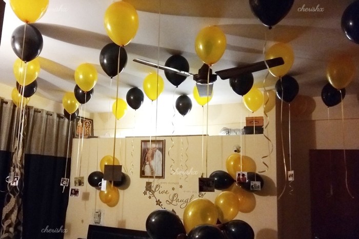 How to decorate room for birthday without balloons