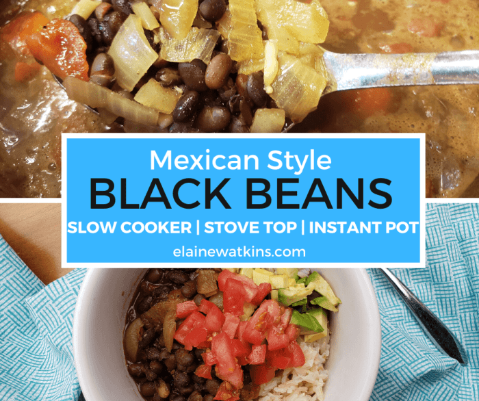 How to cook dried black beans mexican style