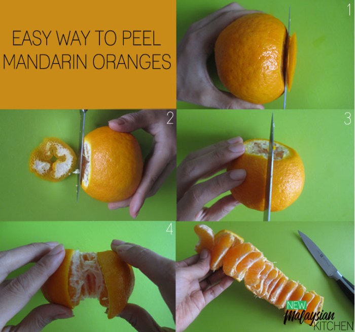 How to make orange peel decoration