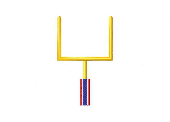 How to make a goal post for decoration