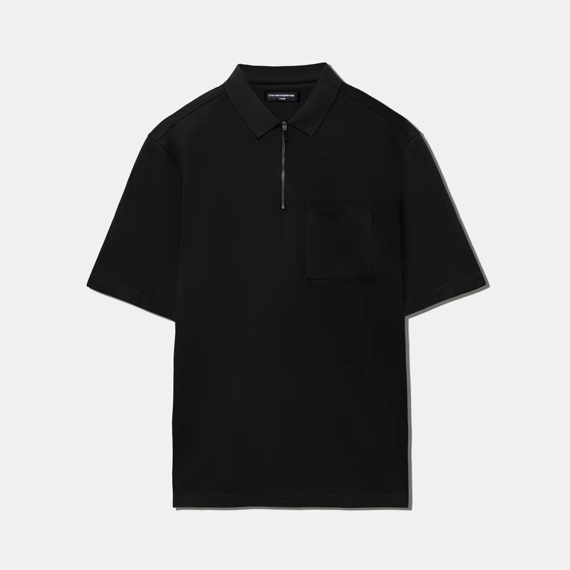 Zip up dress shirt mens