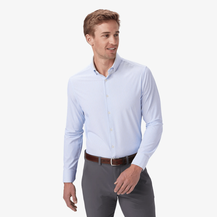 Dress shirts for athletic men