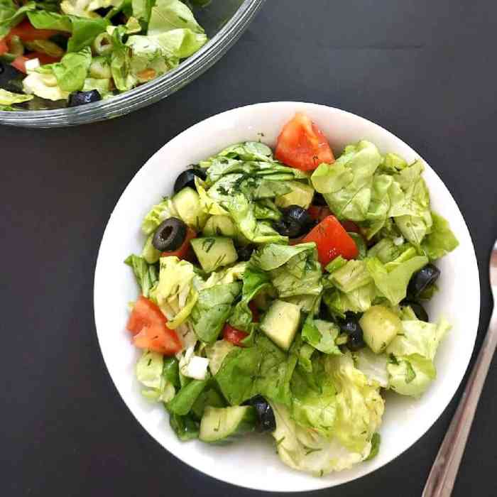 How to cook salad greens country style