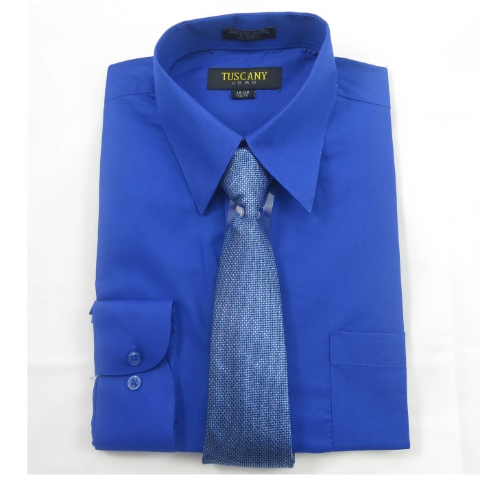 Mens royal blue dress shirts