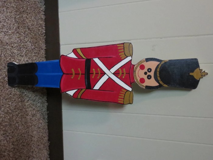 How to make toy soldier outdoor decoration plywood