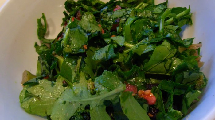 How to cook salad greens country style