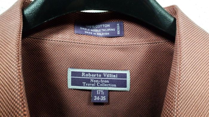 Roberto villini men's dress shirts